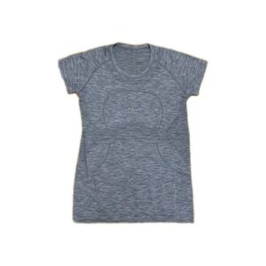 Lululemon Swiftly Tech Short Sleeve Crew Neck Heathered Slate‎ Tee Womens 8 Run
